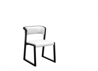 Stuhl 1x Ess Zimmer Club Stühle Sessel Designer Holz Lounge Italy Polster Weiß